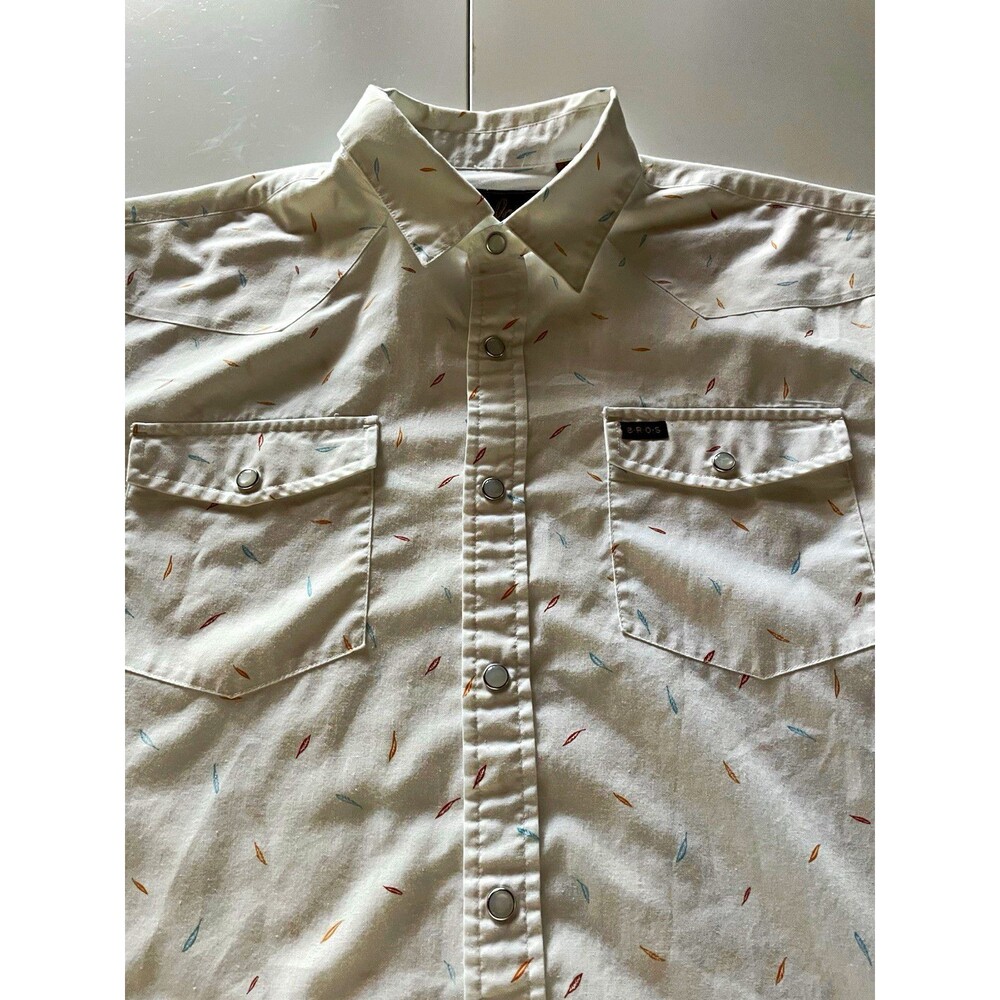 Howler Bros Men's Western Pearl Snap Printed Pocket Shirt M